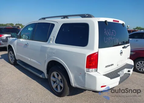 2010 Nissan Armada Se из США, поврежденный, VIN 5N1BA0ND3AN604093